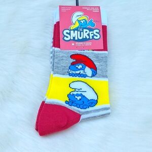 NWT The Smurfs women's socks one size fits all.